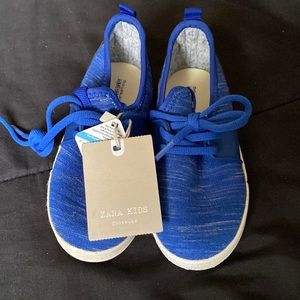 Blue Zara kids sneakers